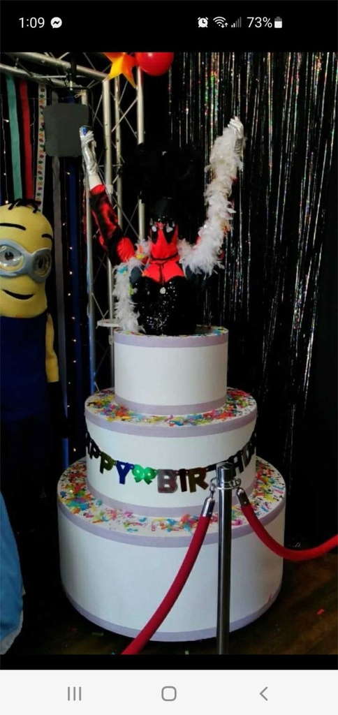 Pop-Out Cake