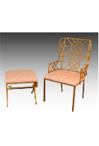Gold Frame Chair