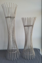 Large Fluted Wire Towers