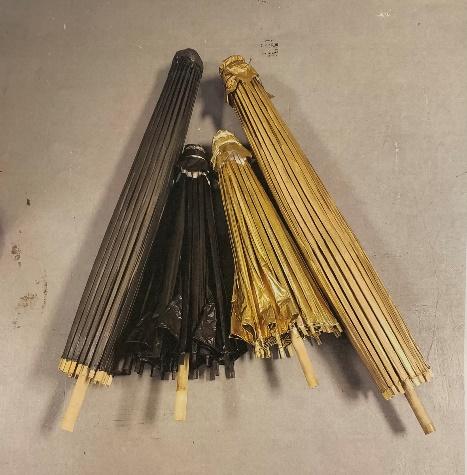 Large Gold Umbrellas