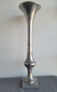 Pewter Trumpet Vase