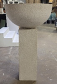 Corian Urn with Stand