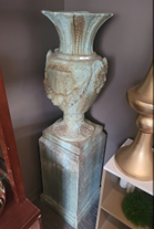 Patina Urn with Stand
