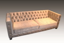 Gold Studded Sofa
