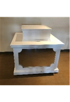 White Cake Table