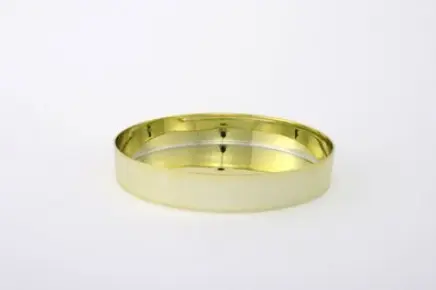 #971-972 10-5/8" Silver/Gold Take-Away Tray