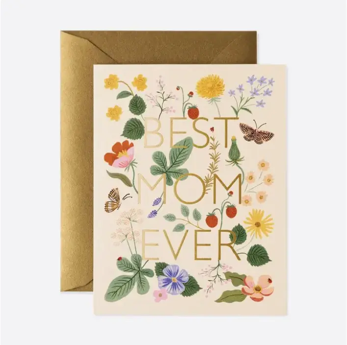Best Mom Ever Mother's Day Card
