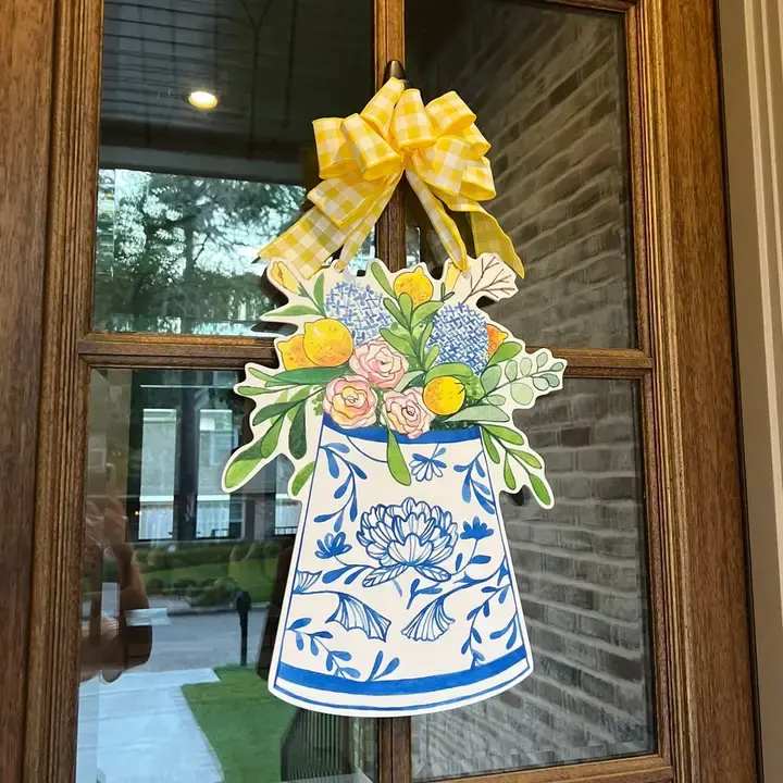 Beth Lemons and Florals Door Hanger