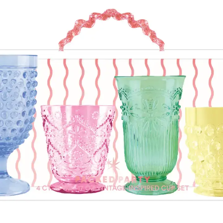 Not Your Mom's Reusable Vintage Cup Set