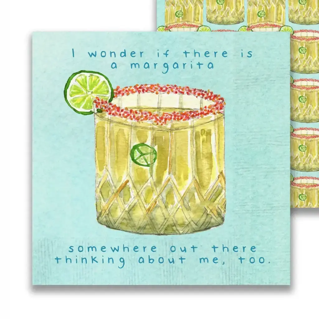 Margarita Somewhere Cocktail Napkin, 12ct