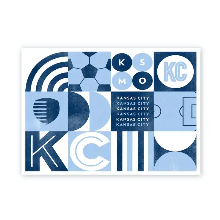 Postcard - Sporting KC KC Grid 