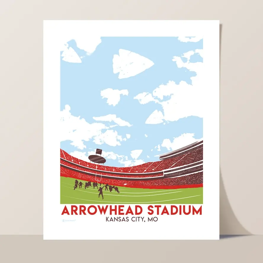 Arrowhead Stadium Kansas City Print 8" x 10" Print