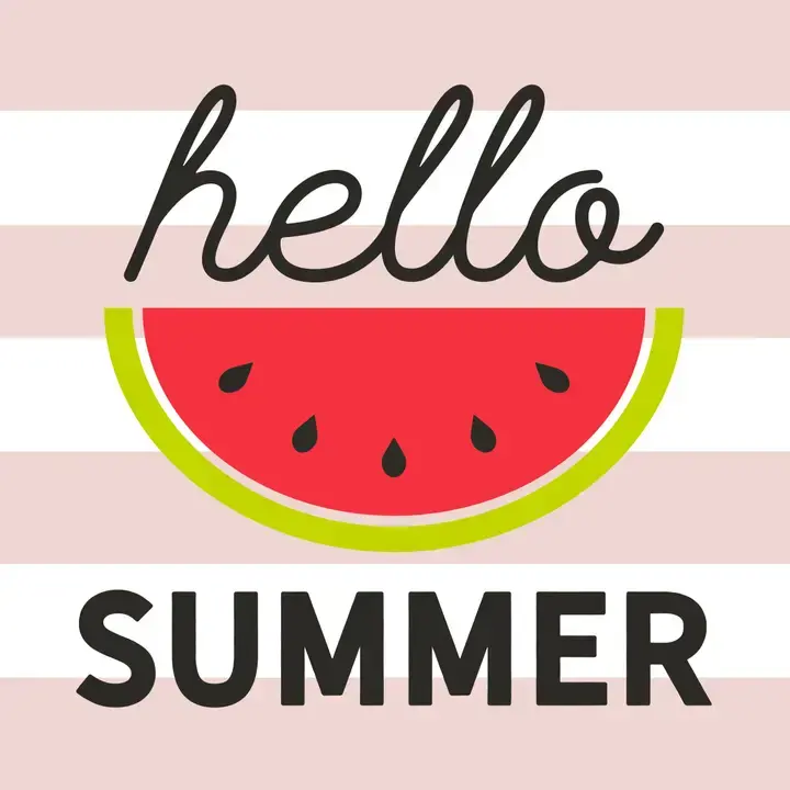 Hello Summer Melon Napkins, 20ct