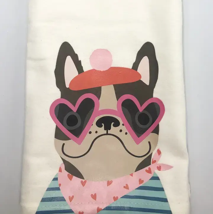 Frenchie Kitchen Towel