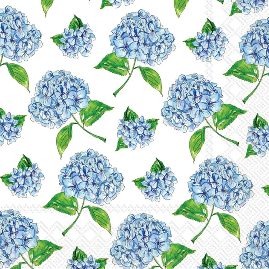 Hydrangea Scatter Paper Cocktail Napkins 20ct 