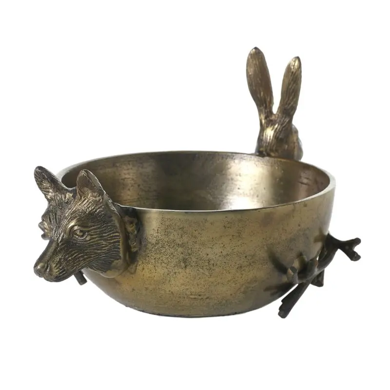 Figurine Handle Bowl 13.5"x 7"