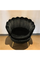[ECD-005] Black Scalloped Chair