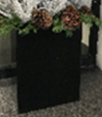 [EDA-052] Large Black Sleek Planter Box