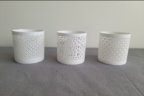 [EDH-071] White Lace Votives