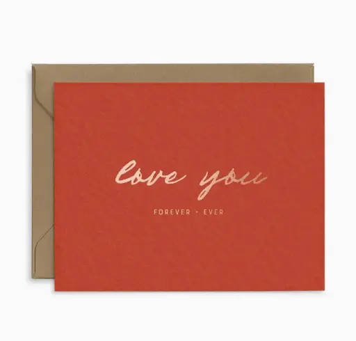 [BGC-LGC213] Love You Forever + Ever Greeting Card