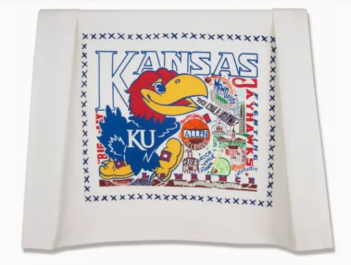 [BGD-722D] University of Kansas Collegiate Dish Towel