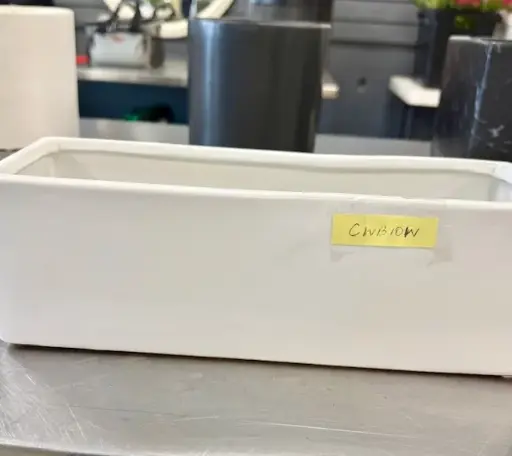 [BFV-UCICCWB10W] Windowbox - Satin White 12in x 4