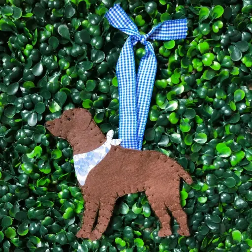 [BGD-ORN-LAB-BRO-IND] Preppy Chocolate Labrador Ornaments