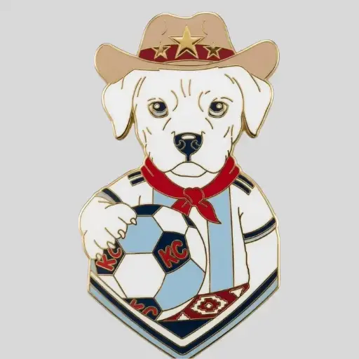 [BGO-SQ2347313] "Gaucho Dogo Argentino" Enamel Pin