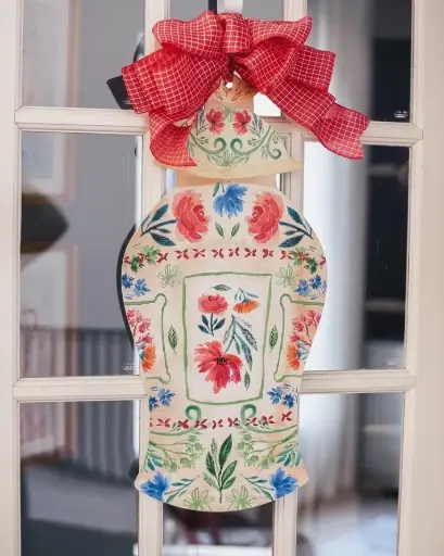 [BGD-1005 Rose Marie DH] Rose Marie Ginger Jar Door Hanger