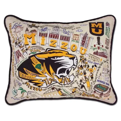 [BGD-706] University of Missouri (Mizzou) Collegiate Embroidered Pillow