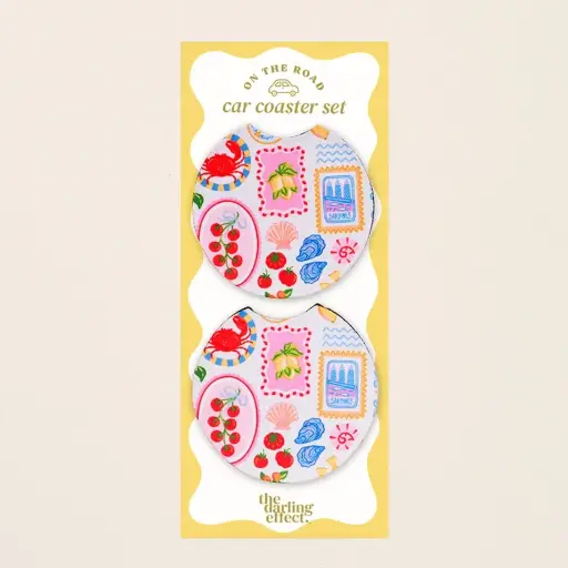 [BGD-SS-CARCSTRS-CB] "Ciao Bella" Coaster Set
