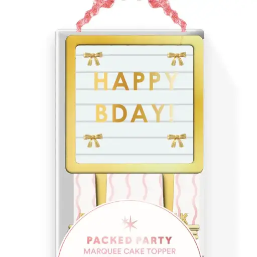 [BGO-PYA94VPPTYPP00] Lovely Little Letterboard Customizeable Cake Topper