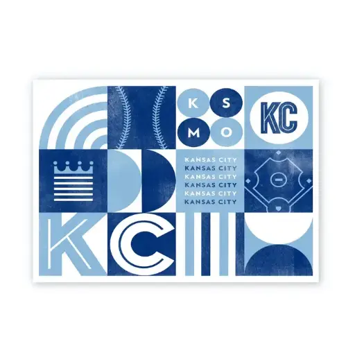 [BGC-221794] Royals KC Grid Postcard
