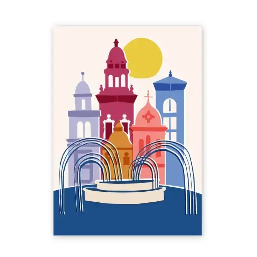 [BGC-PFPCard] Plaza Fountain Postcard