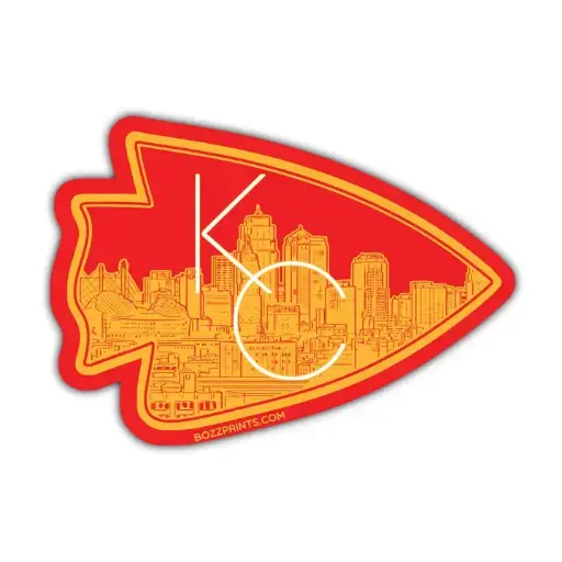 [BGD-KCAHM] Kansas City Arrowhead Magnet