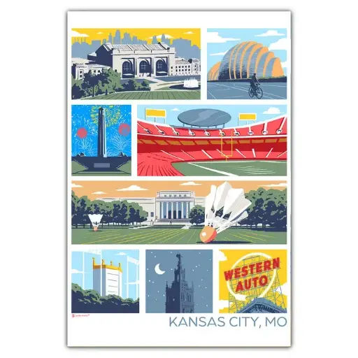 [BGC-LOKCPC] Landmarks of Kansas City Postcard